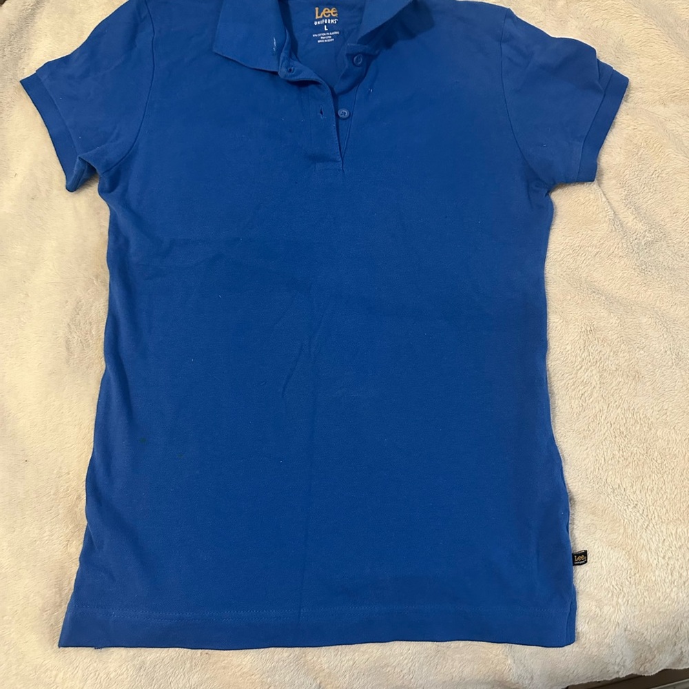 Lee Women's Blue Polo Shirt